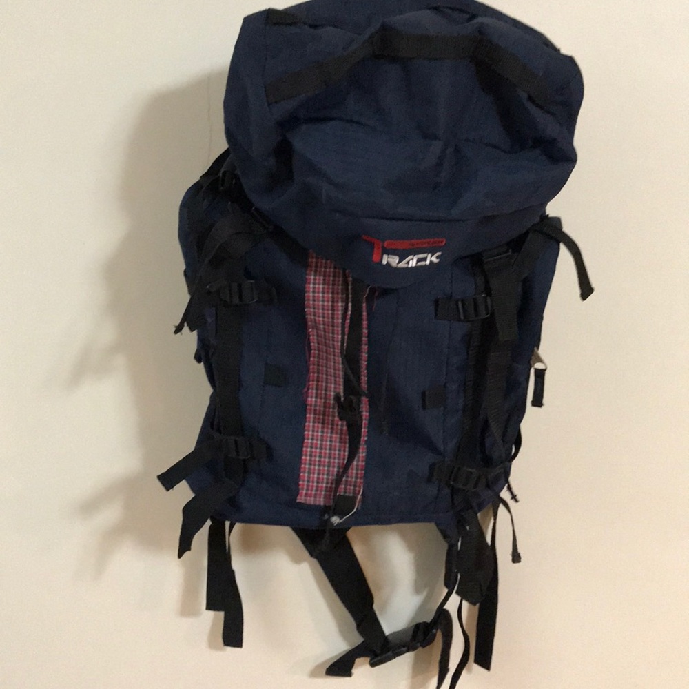 TRACK by Triple Gear Navy Backpack Carry-on